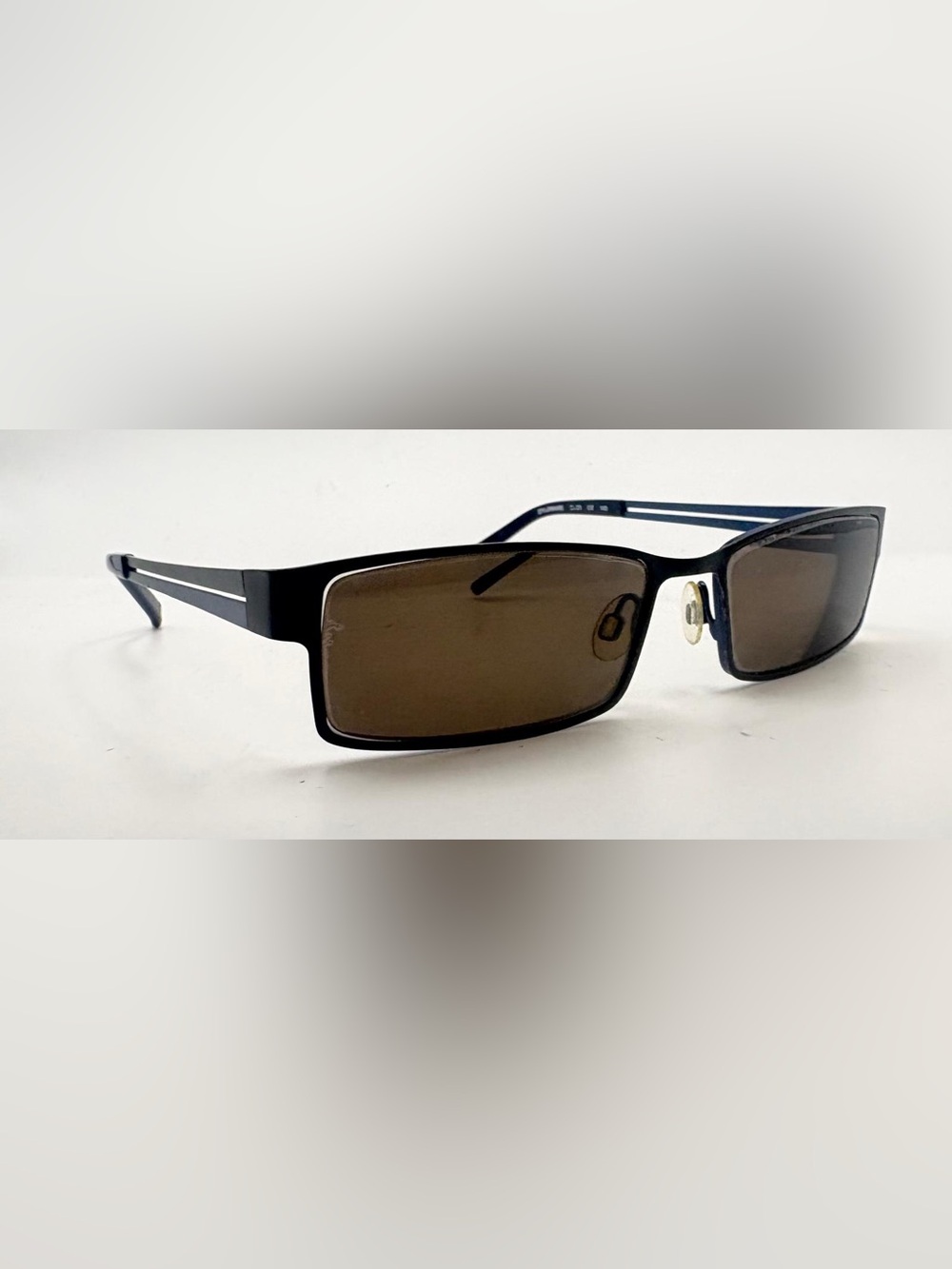 Randy Jackson 1015 Black Oval Metal Sunglasses Frames Only